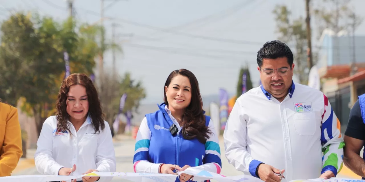 TERE JIMÉNEZ ENTREGA NUEVA CALLE CON CONCRETO HIDRÁULICO EN JESÚS MARÍA; TRANSFORMARÁ LA VIDA DE LAS FAMILIAS DE LA ZONA